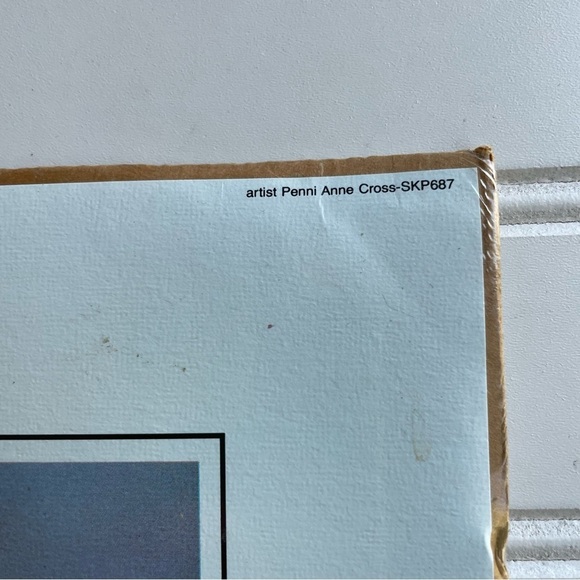 Penni Ann Cross Native American print Art Leanin Tree 1988 Vintage Rare Love - Picture 8 of 10